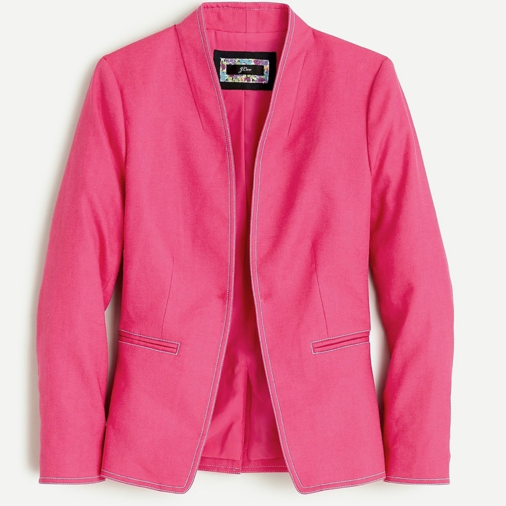 NWT✨ j Crew Stretch linen blazer